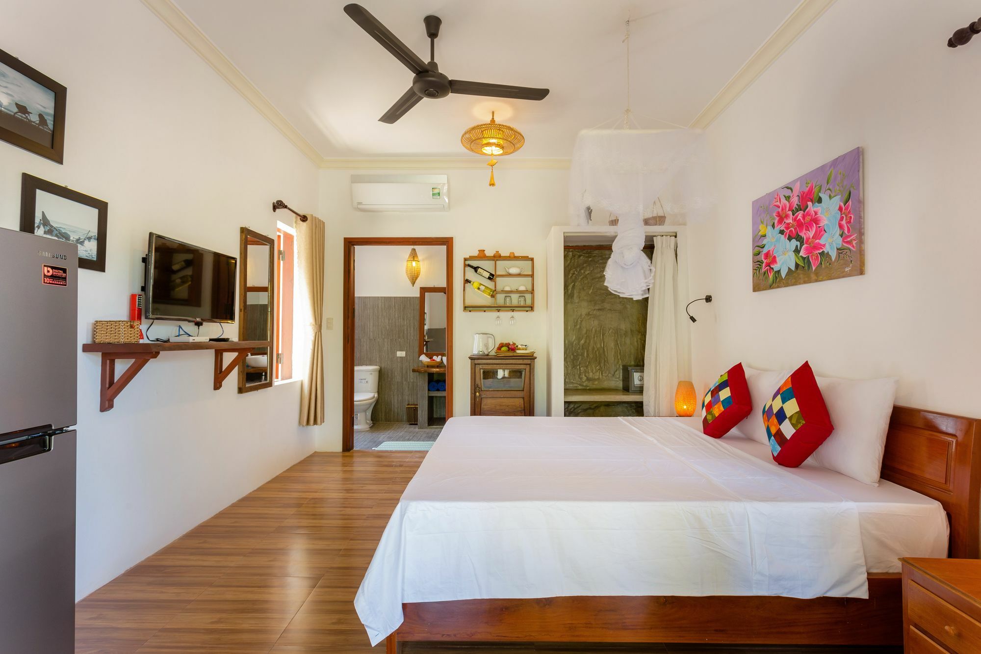 Red Flower Cottages Homestay ฮอยอัน ภายนอก รูปภาพ