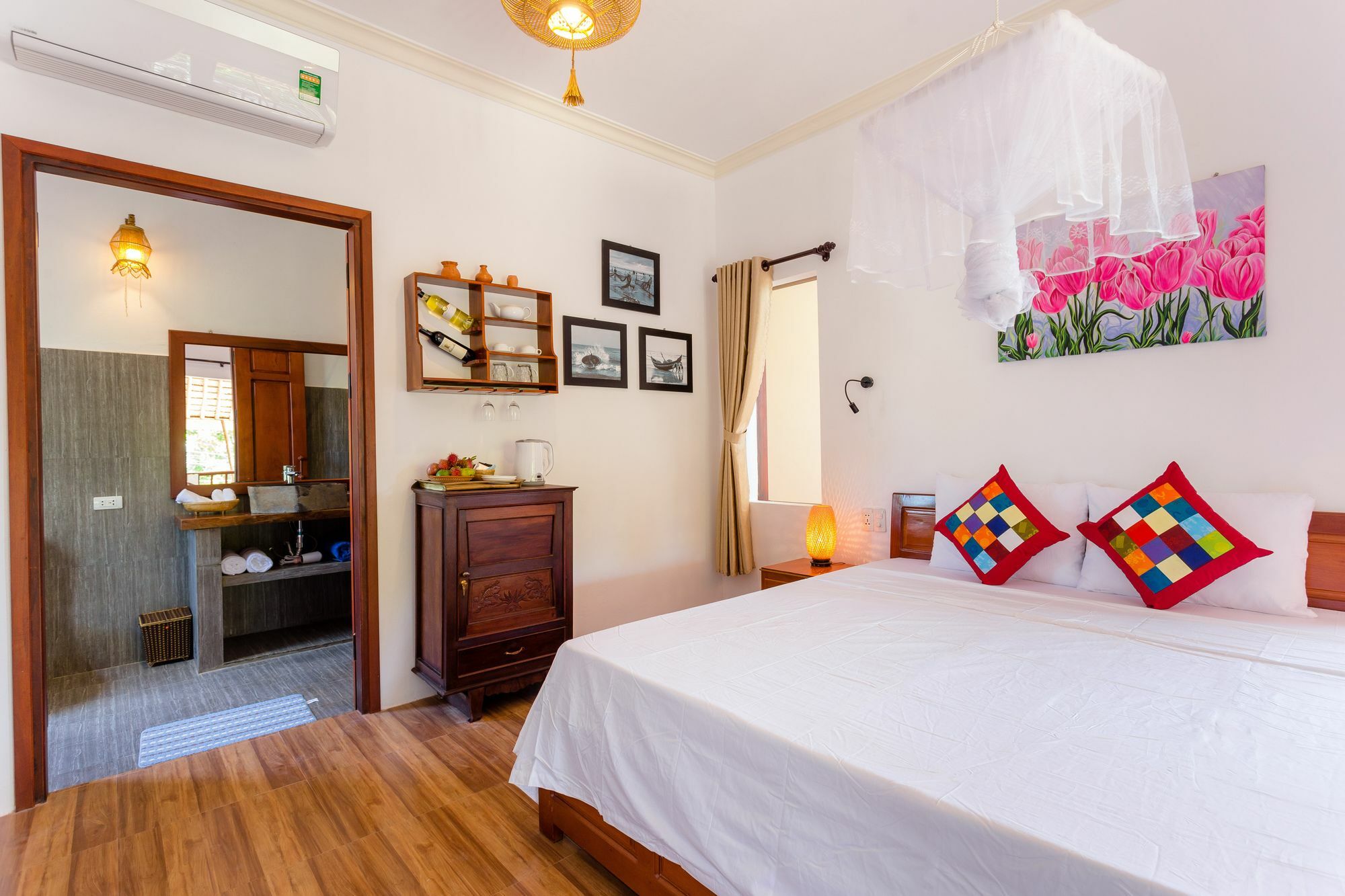 Red Flower Cottages Homestay ฮอยอัน ภายนอก รูปภาพ